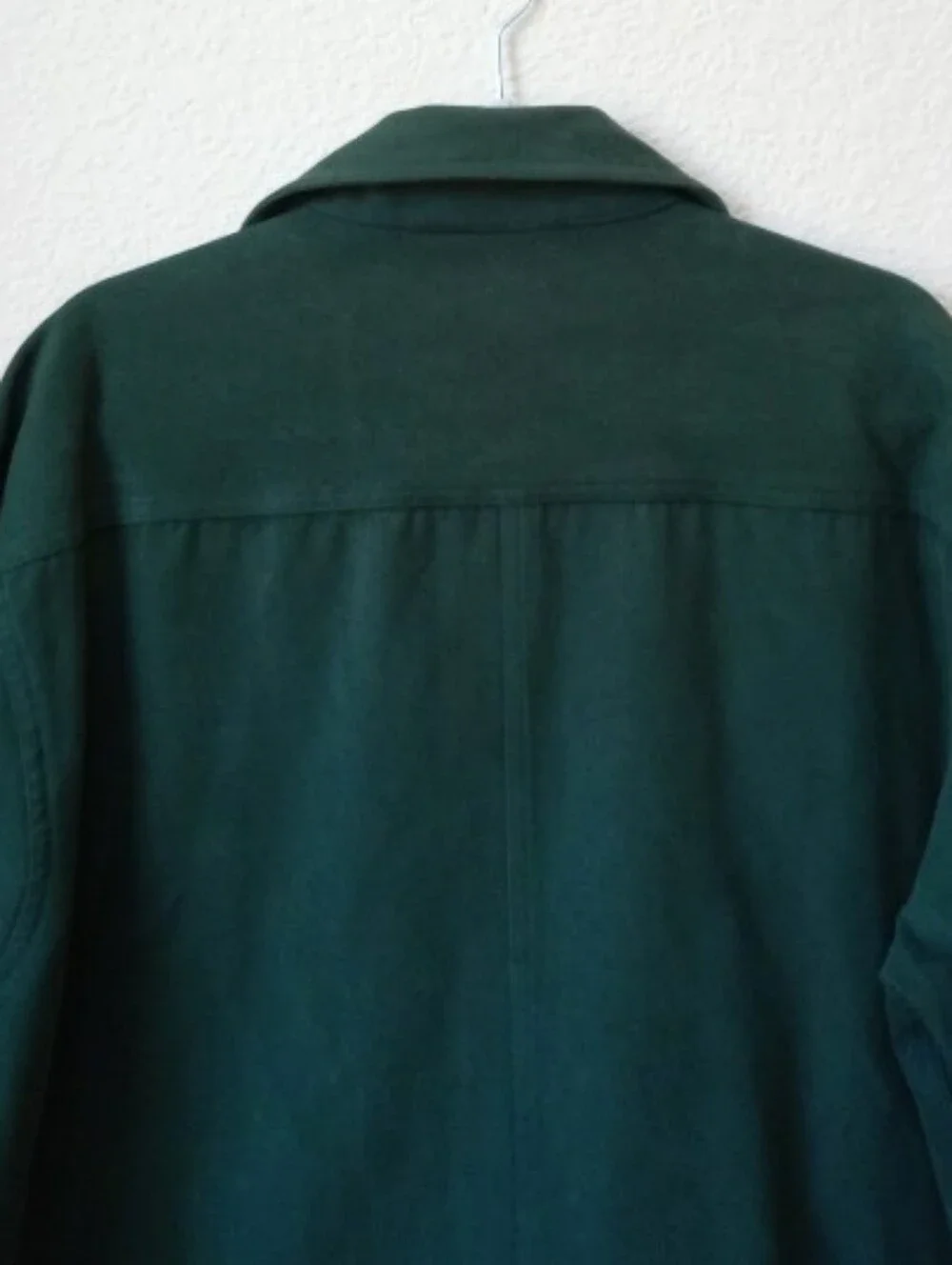 Levi's vintage 1990s thick cotton shirt jacket in deep green